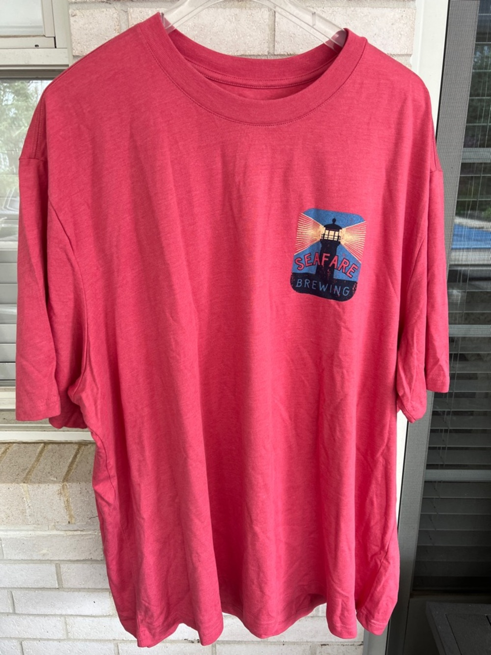 Izod Coral Short-Sleeve Logo Tee